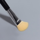 Набор кистей для макияжа SMOKY, нейлоновых, 5 шт., чёрный с белым ворсом - Фото 5