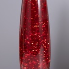 Лава-лампа «Ракета» 1×30 Вт Е14-R39 (блестки) красный 11×11×41 см - Фото 6