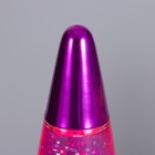 Лава-лампа «Ракета» 1×30 Вт Е14-R39 (блестки) розовый 11×11×41 см - Фото 5