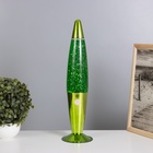 Лава-лампа «Ракета» 1×30 Вт Е14-R39 (блестки) зеленый 11×11×41 см - Фото 1