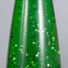 Лава-лампа «Ракета» 1×30 Вт Е14-R39 (блестки) зеленый 11×11×41 см - Фото 6