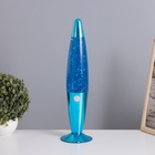 Лава-лампа «Ракета» 1×30 Вт Е14-R39 (блестки) синий 11×11×41 см - Фото 1