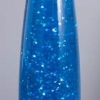 Лава-лампа «Ракета» 1×30 Вт Е14-R39 (блестки) синий 11×11×41 см - Фото 6