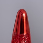 Лава-лампа «Ракета» 1×30 Вт Е14-R39 (блестки) красный 8×8×34 см - Фото 5