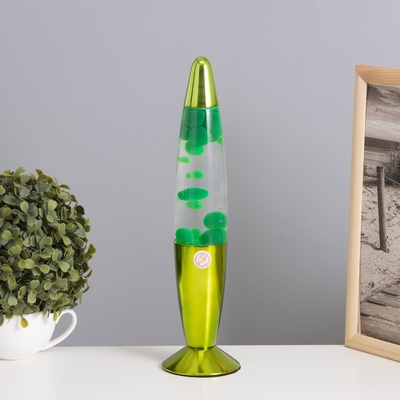 Светильник «Ракета» 1×30 Вт Е14-R=39 (воск) зеленый 8×8×34 см