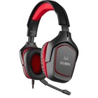 Наушники с микрофоном Sven AP-G333MV черный/красный 2.2м накладные оголовье (SV-019396) - фото 51642560 Наушники с микрофоном Sven AP-G333MV черный/красный 2.2м накладные оголовье (SV-019396) - фото 51642560