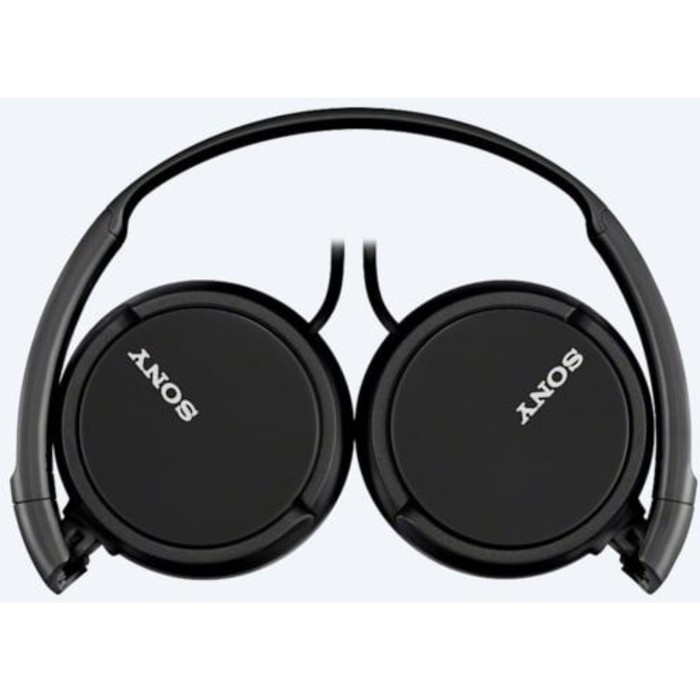 Гарнитура накладные Sony MDR-ZX110AP 1.2м черный проводные оголовье - фото 51646881