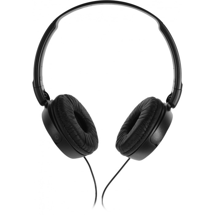 Гарнитура накладные Sony MDR-ZX110AP 1.2м черный проводные оголовье - фото 51646883