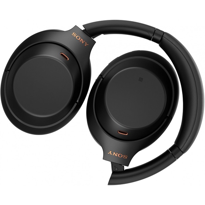 Гарнитура накладные Sony WH-1000XM4 1.2м черный беспроводные bluetooth оголовье - фото 51642600