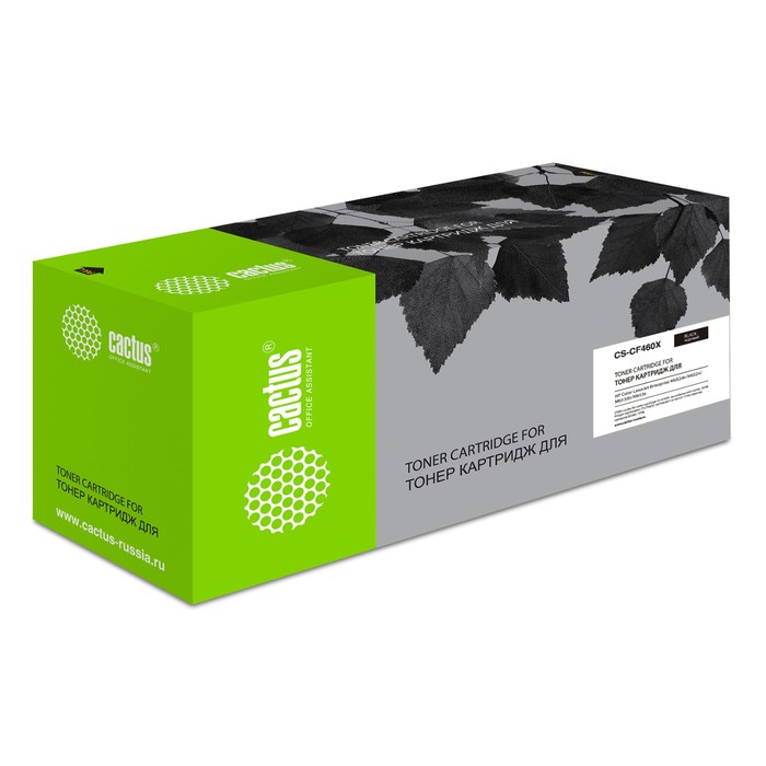 Картридж лазерный Cactus CS-CF460X CF460X черный (27000стр.) для HP Color LJ Enterprise M65   107411