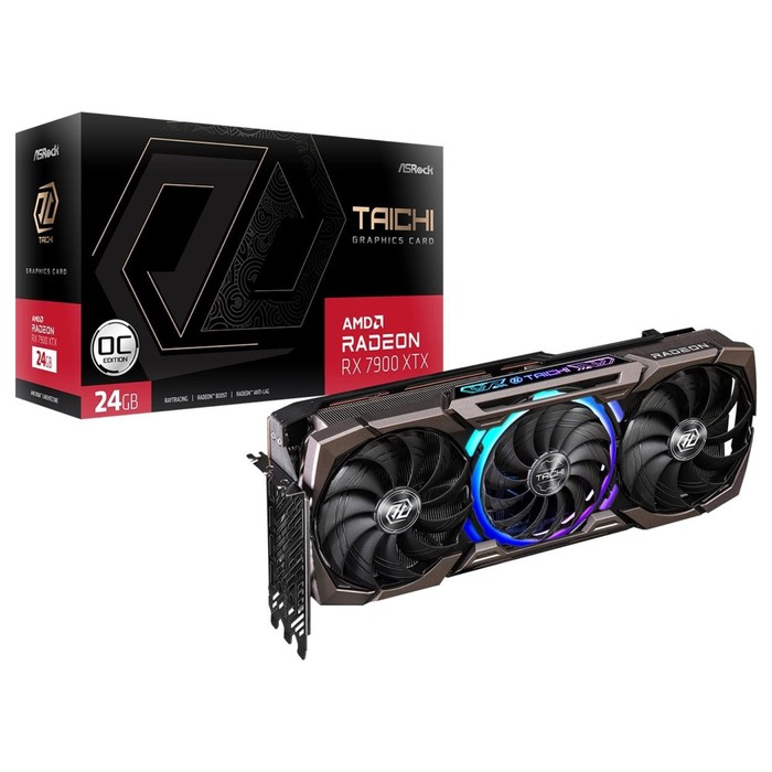 Видеокарта Asrock PCI-E 4.0 RX7900XTX TC 24GO AMD Radeon RX 7900XTX 24Gb 384bit GDDR6 2510/   107482 - фото 51673797