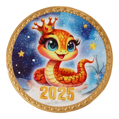 Шоколадная медаль "Символ 2025", 25 г