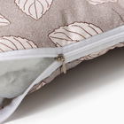 Подушка на стул «Этель. Листья», 40×40 см, серая - Фото 5