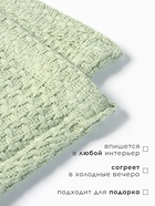 Плед «Этель» Waffle, 220×240 см, оливковый, 340 г/м² - Фото 2