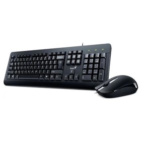 Комплект клавиатура + мышь Genius  KM-160 Only Laser, Black, USB, Wired KB+Mouse Comb