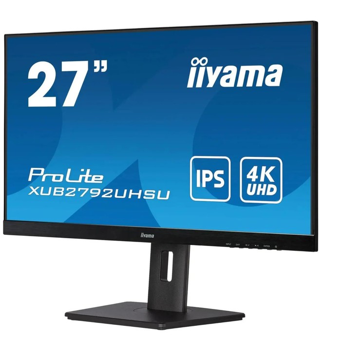 Монитор LCD 27'' 16:9 3840x2160(UHD 4K) IPS, nonGLARE, 60 Гц, 300cd/m2, H178°/V178°, 1000:1   107551 - фото 51650851