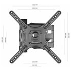 Наклонно-поворотный кронштейн ONKRON NP40чёрный - фото 51646978