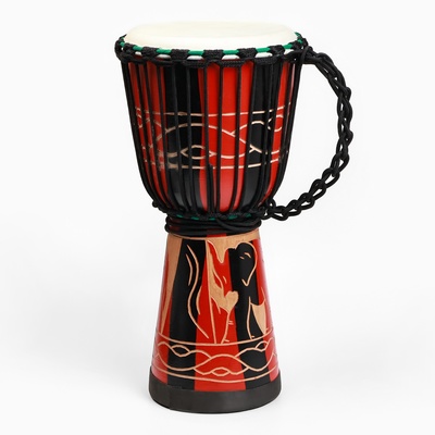 Барабан Джембе «Слон», 23×50 см, красный