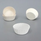 Форма для конфет бумажная UPAK LAND, 3×1.5 см, одноразовая, белая - Фото 1