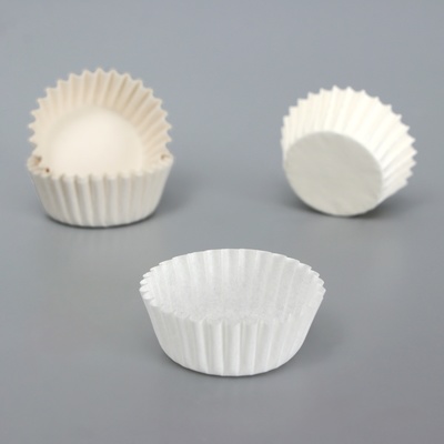 Форма для конфет бумажная UPAK LAND, 3×1.5 см, одноразовая, белая