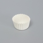 Форма для конфет бумажная UPAK LAND, 2.3×1.5 см, одноразовая, белая - Фото 2