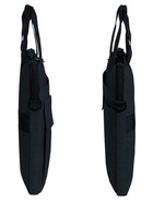 Сумка портфель HEIKKI NOVATION (ХЕЙКИ) с отделением для ноутбука 13-14", багажная лента, черная, 28х38х3 см, 272594 - Фото 3