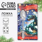 Ложка сувенирная на открытке «Новогодняя коллекция: Богатого нового года», 3 х 14 см 10299914 - фото 6605564