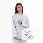 Сумка женская на молнии, цвет белый - фото 27396129