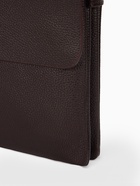 Сумка планшет мужская TEXTURA, 2 отдела на молнии, наружный карман, 23×4×26 см, коричневая - Фото 2