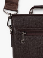 Сумка мужская на клапане TEXTURA, наружный карман, цвет коричневый - фото 809489537