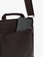 Сумка планшет мужская TEXTURA, 2 отдела на молнии, наружный карман, 23×4×26 см, коричневая - Фото 7