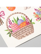 Переводные тату цветные «Кролик и пасхальная корзинка», временные татуировки, 10×10 см - Фото 5