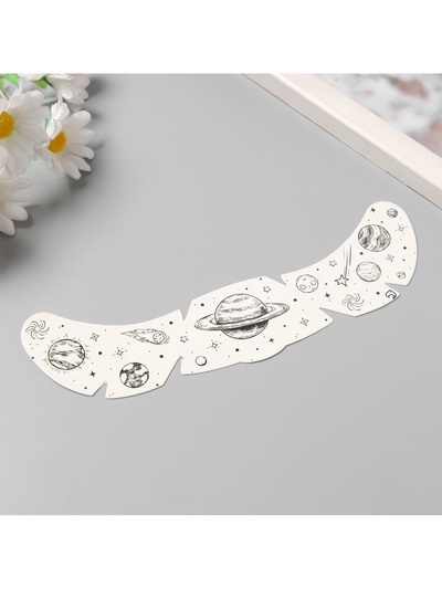 Переводная тату на тело чёрная «Веснушки. Космос», 16×5 см