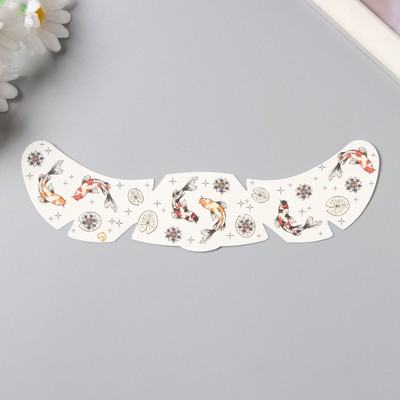 Переводная тату на тело цветная «Веснушки. Карпы», 16×5 см