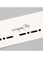 Переводная тату на тело чёрная «Браслет. Я рядом. Азбука Морзе», 20×3 см - Фото 5