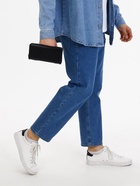 Сумка мужская через плечо TEXTURA, портмоне - клатч, на молнии, чёрная - Фото 11