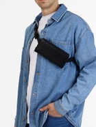 Сумка мужская через плечо TEXTURA, портмоне - клатч, на молнии, чёрная - Фото 8