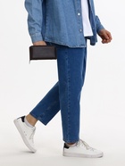 Сумка мужская через плечо TEXTURA, портмоне - клатч, на молнии, коричневая - Фото 10