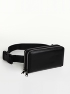 Сумка мужская на плечо TEXTURA, портмоне - клатч, чёрная - Фото 5