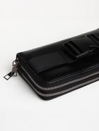 Сумка мужская на плечо TEXTURA, портмоне - клатч, чёрная - Фото 3