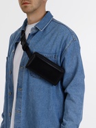 Сумка мужская на плечо TEXTURA, портмоне - клатч, чёрная - Фото 7