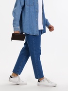 Сумка мужская на плечо TEXTURA, портмоне-клатч, на молнии, коричневая - Фото 11