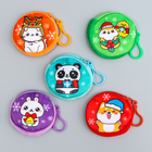 Кошелёк детский «Котик праздничный», плюшевый, МИКС - Фото 3