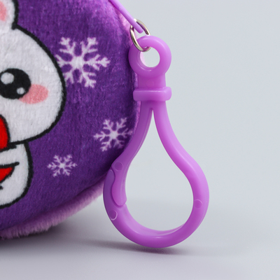 Кошелёк детский «Котик праздничный», плюшевый, МИКС