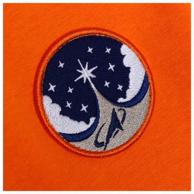 Свитшот РОСКОСМОС х ONLYTOP, р. S, оранжевый