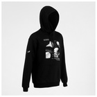 Толстовка с капюшоном РОСКОСМОС х ONLYTOP, р. M, чёрная - Фото 14