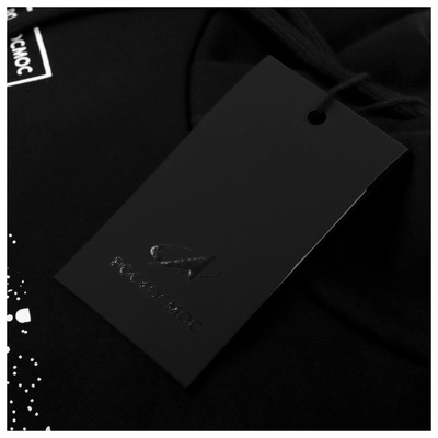 Толстовка с капюшоном РОСКОСМОС х ONLYTOP, р. M, цвет чёрный