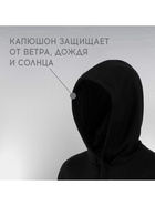 Толстовка с капюшоном РОСКОСМОС х ONLYTOP, р. M, чёрная - Фото 5