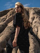 Футболка РОСКОСМОС х ONLYTOP, р. XS, чёрная - Фото 3