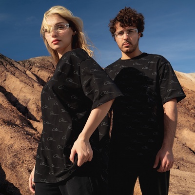 Футболка РОСКОСМОС х ONLYTOP, р. L, чёрная